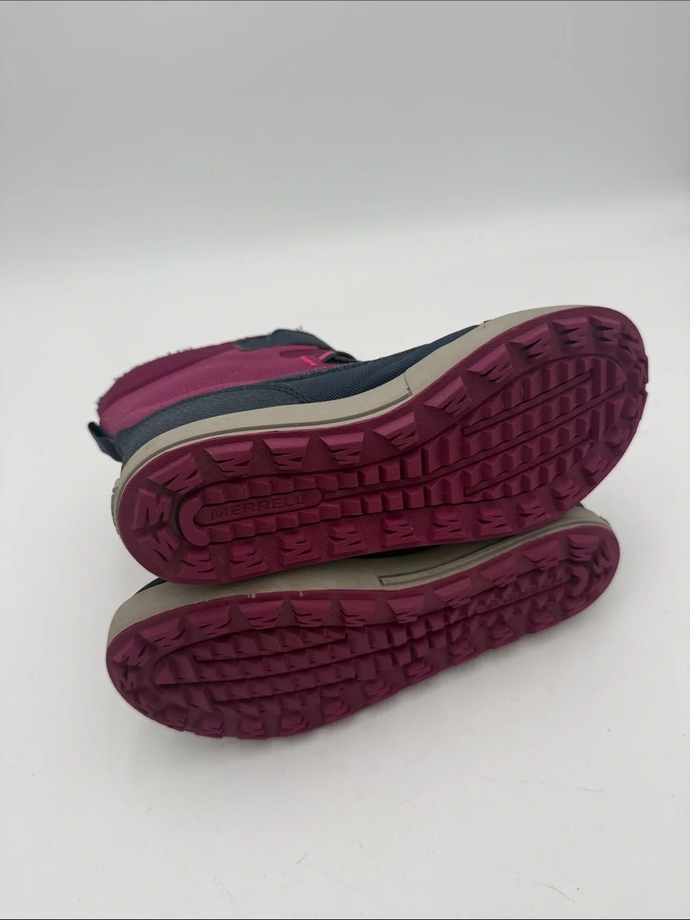 Merrell Kids Burgundy (Pink) Winter Snow Boots 3 waterproof outdoor casual